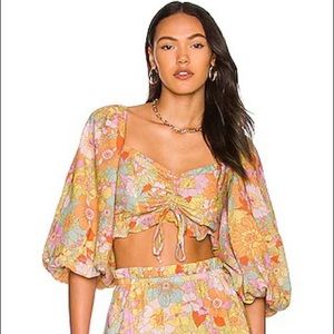REVOLVE Show Me Your Mumu: Jenna Top in Groovy Blooms - S